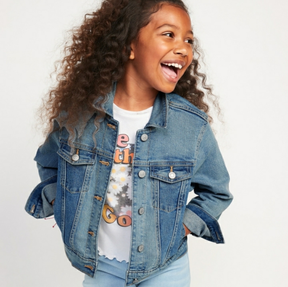 Jean Trucker Jackets for Girls